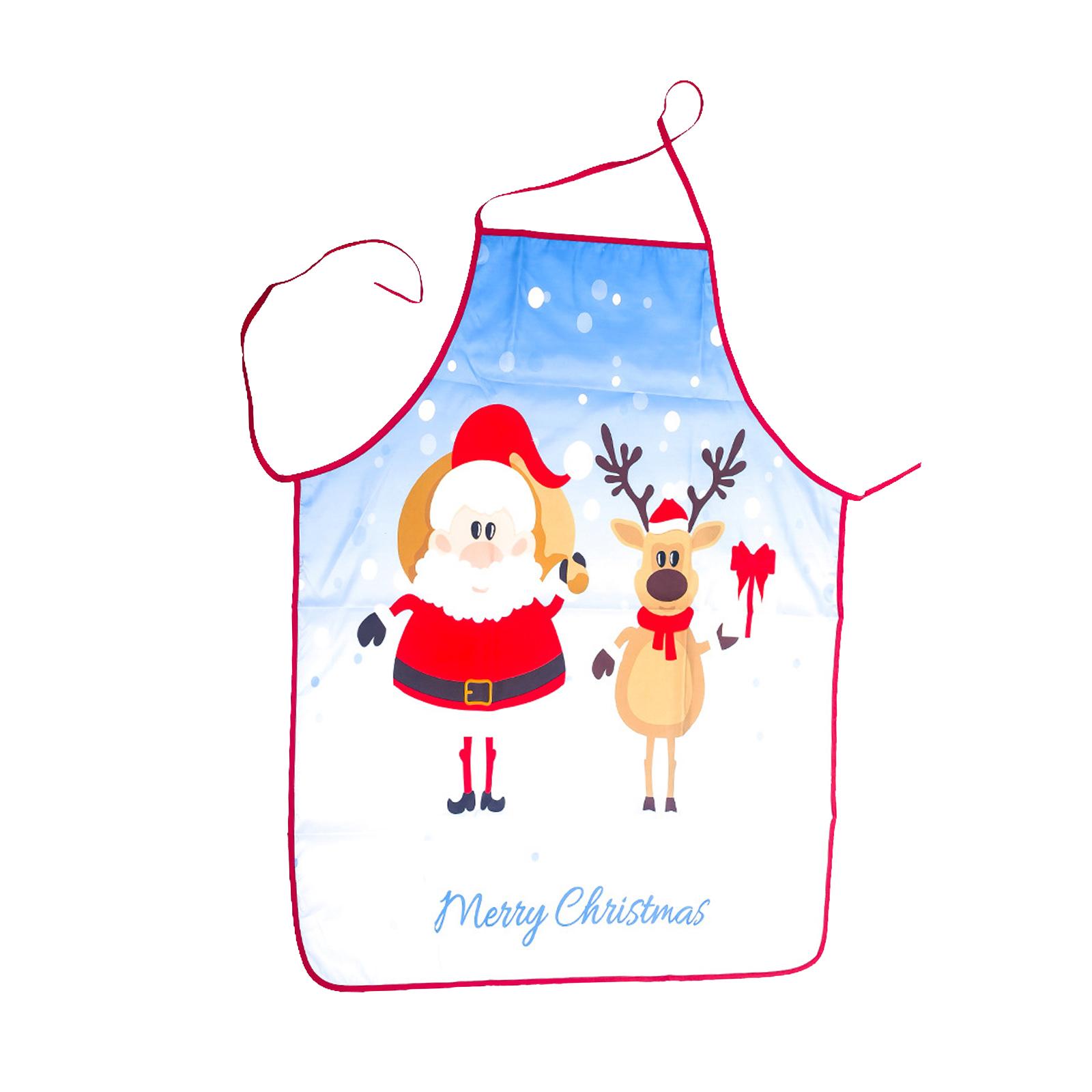 Cleaning Apron Household Creative Christmas Apron for Party Home Living Room Type F