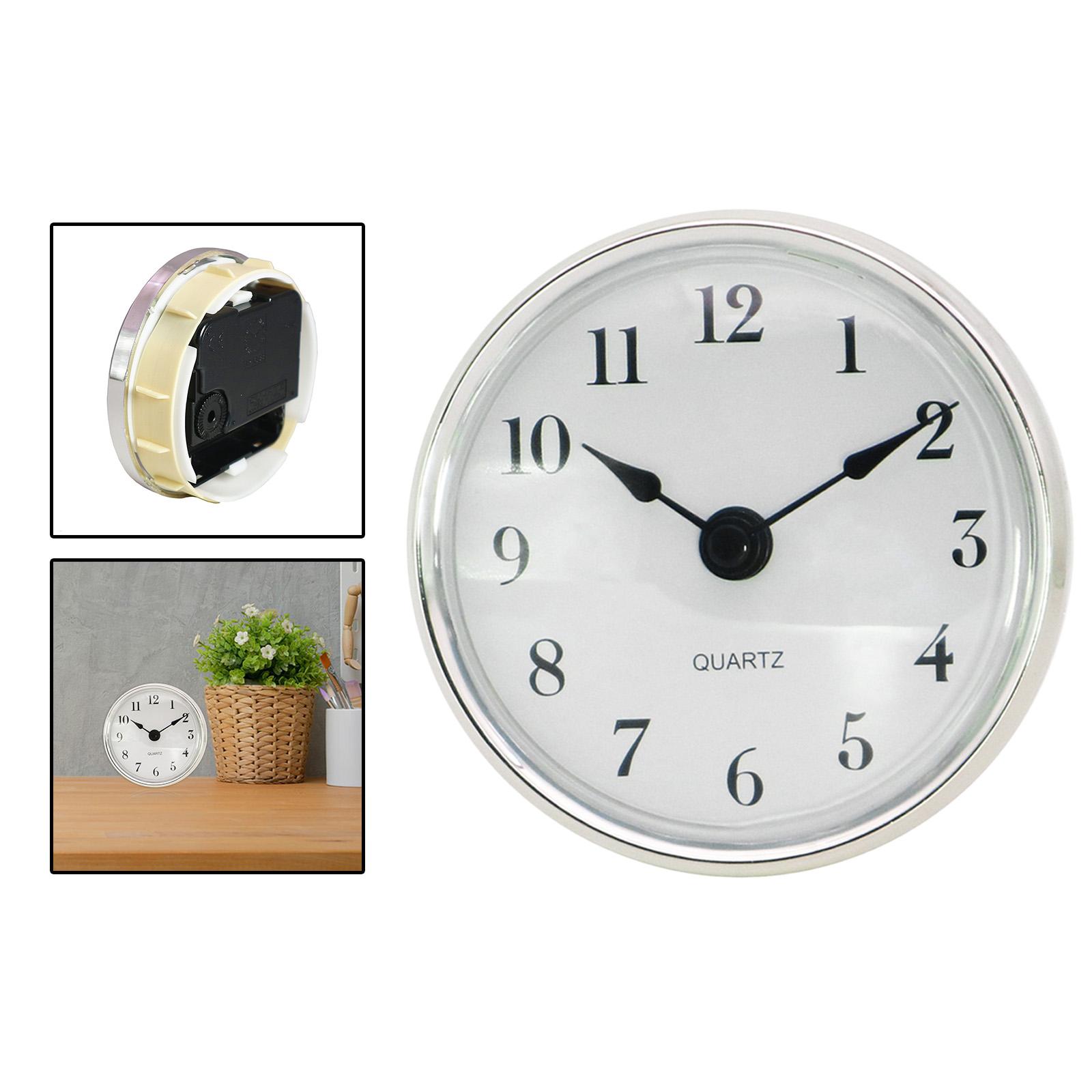 Quartz Clock Insert 80mm/3.15inch Quartz Movement Arabic Numeral Clocks