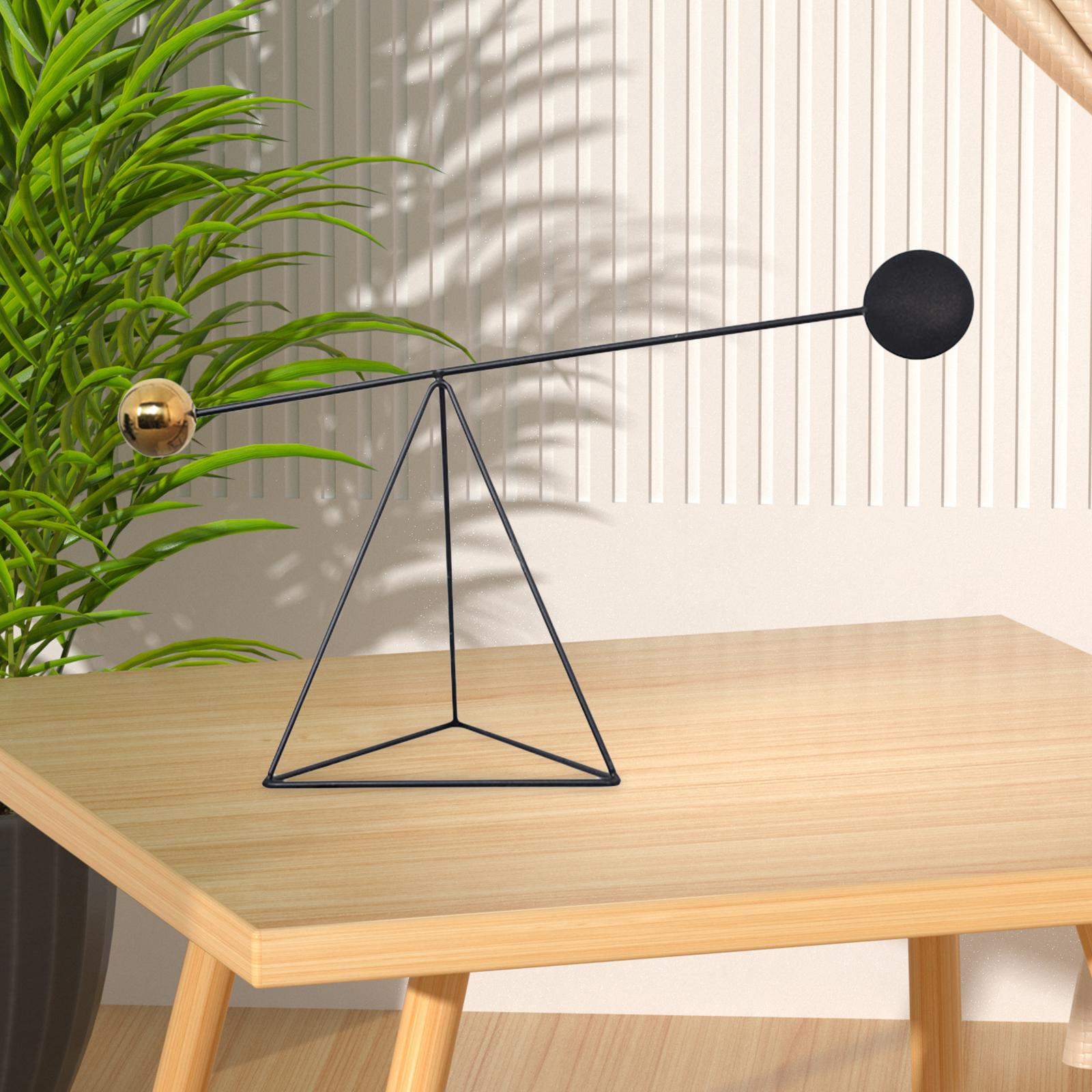 Balance Geometric Ornament Unique Desktop Figurine for Home Cabinet Entryway
