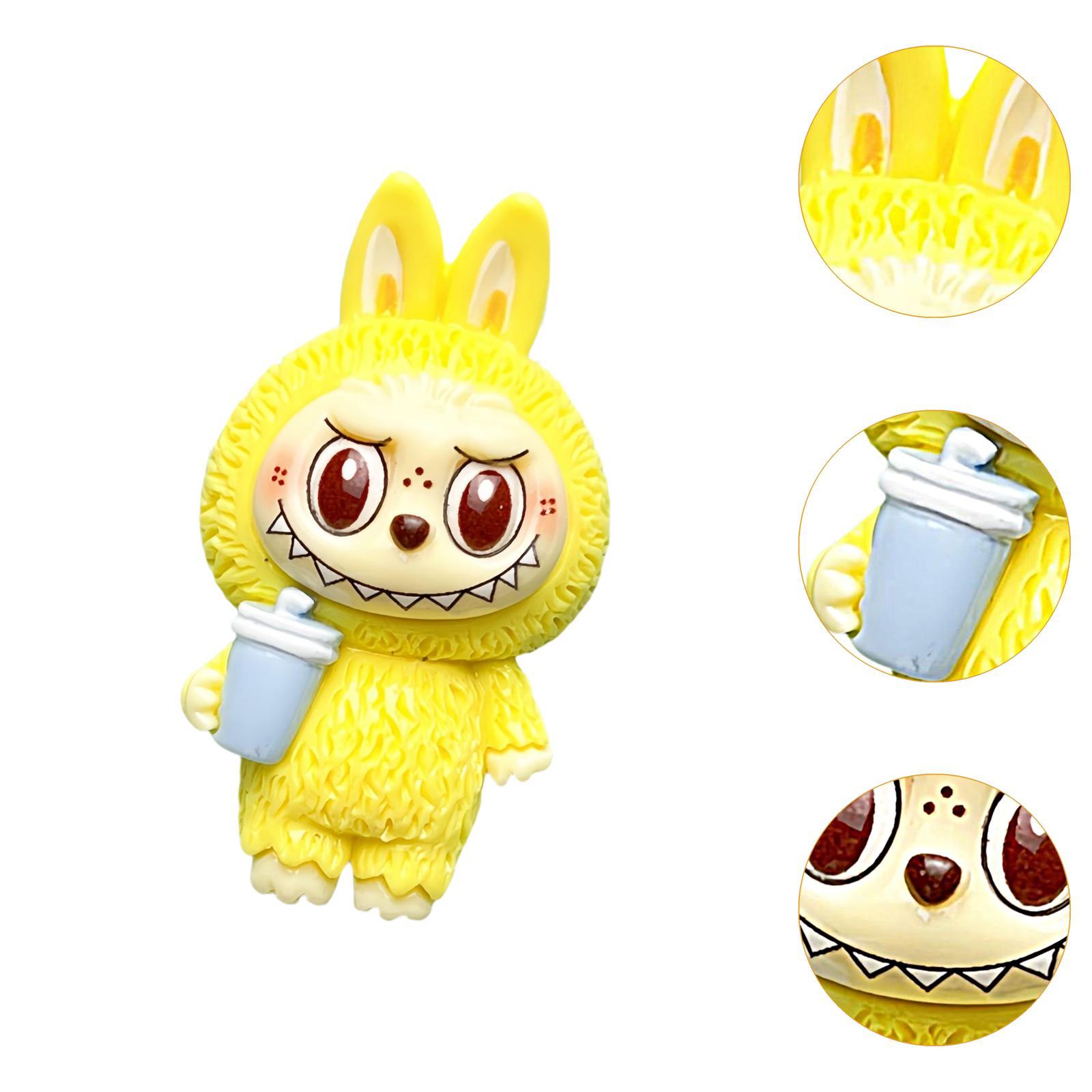 Cute Charms Jewelry Making Supplies Headdress Keychain Resin Flatback Charms Yellow