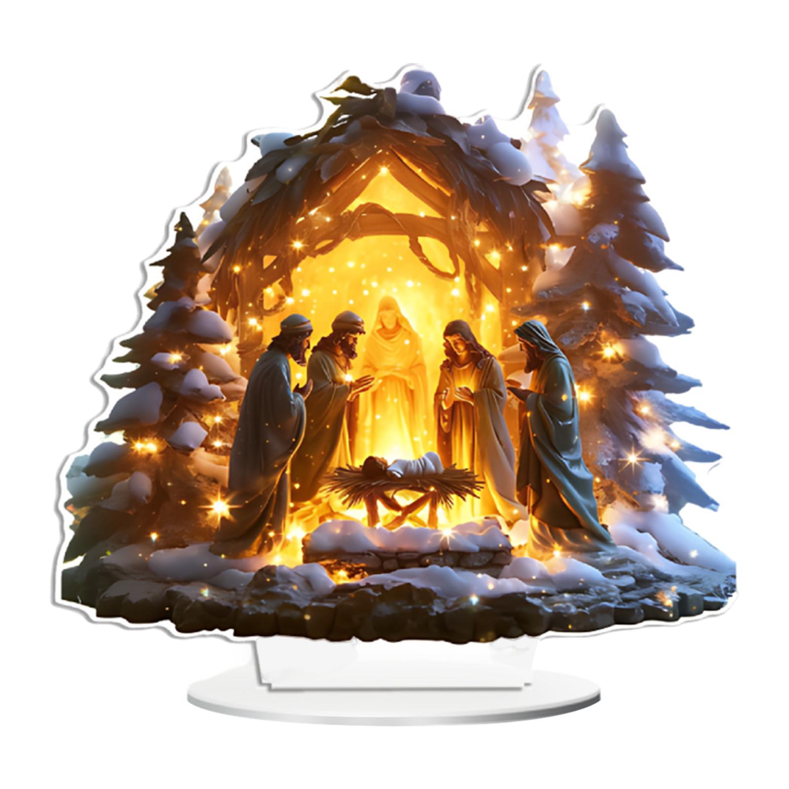 Acrylic Nativity Figurine