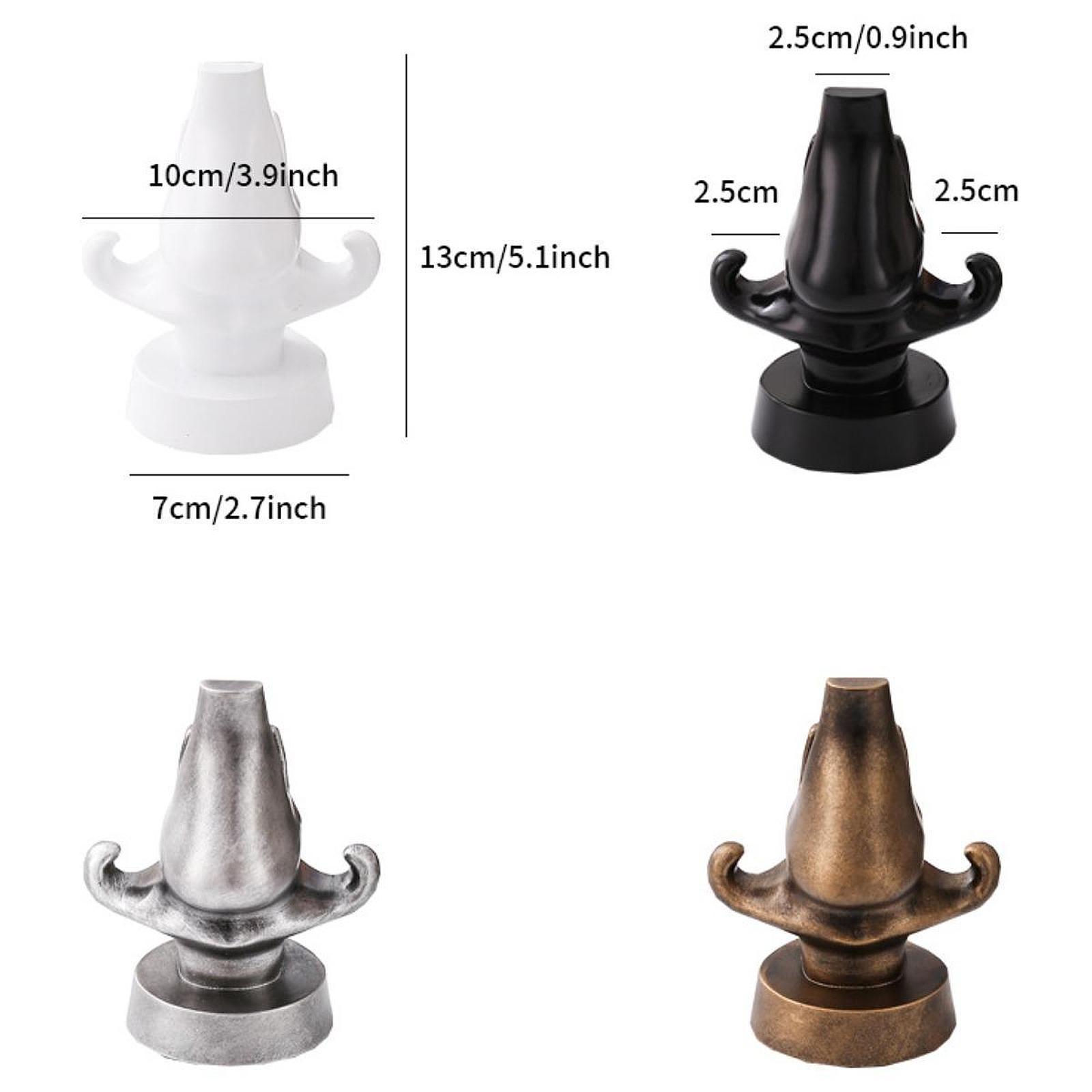 Eyeglasses Holder Stand Fun Sunglasses Display Stand for NightStand Entryway Black