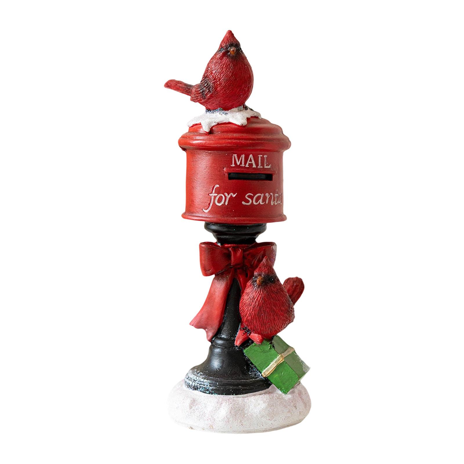 Christmas Cardinal Resin Figurine