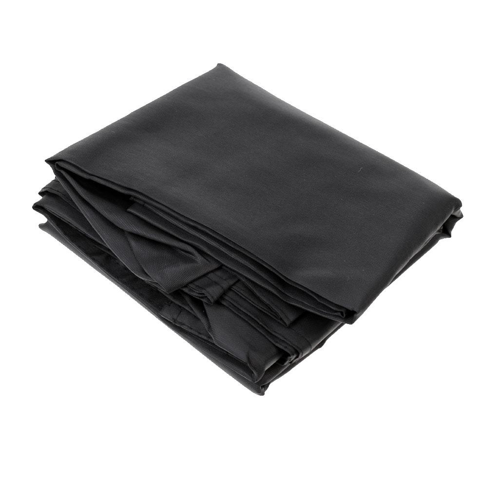 2xFishing Hiking Camping Tent Footprint Tarp Groundsheet 4 Person Black