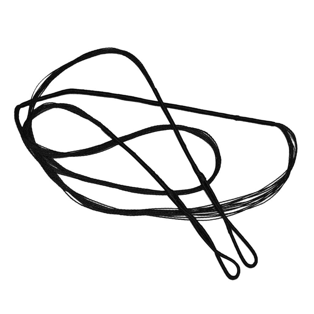 High Strength Archery Bowstrings Bow Strings For Recurve Bow Longbow, Black - Picture 2 of 6