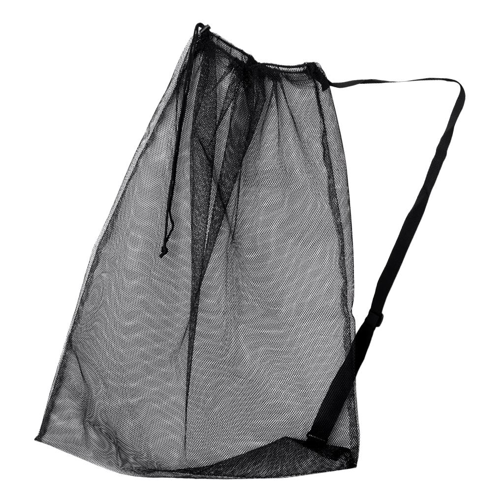 Mesh Sports Ball Bag with Adjustable Shoulder Strap, Oversize Duffle - Great for Carrying Gym Equipment, Sporting Goods