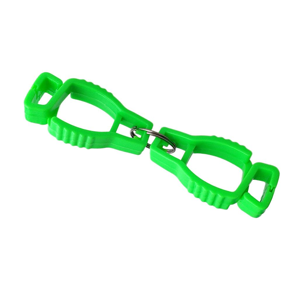 Glove Clip Holder Hanger Guard Work Clamp Grabber Catcher Keeper Green