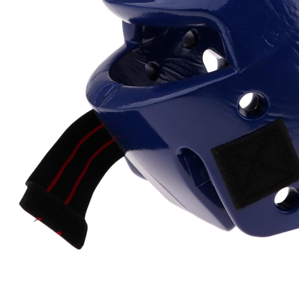 Unisex Taekwondo Head Gear Karate MMA Sparring Helmet Protector Face