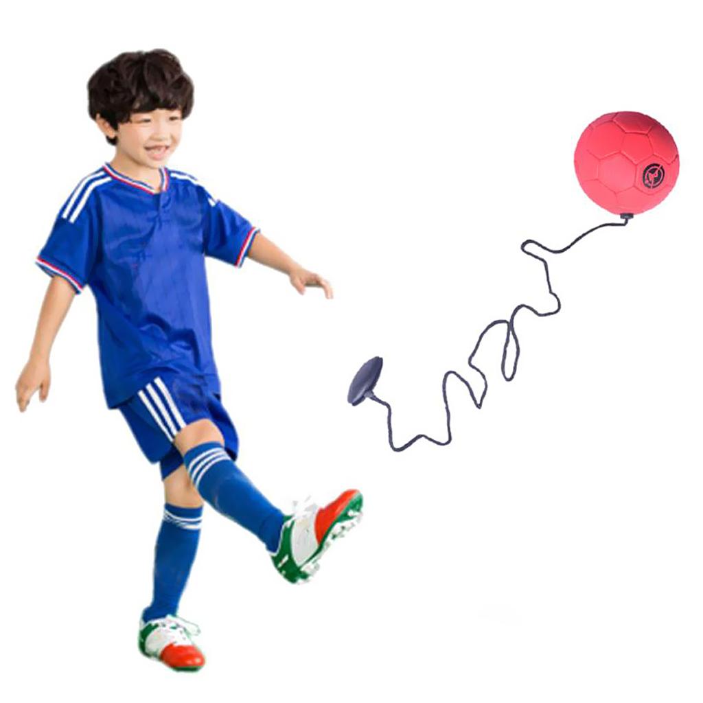 Outdoor Training Soccer Skills Practice Ball with String for Kids+Inflator 