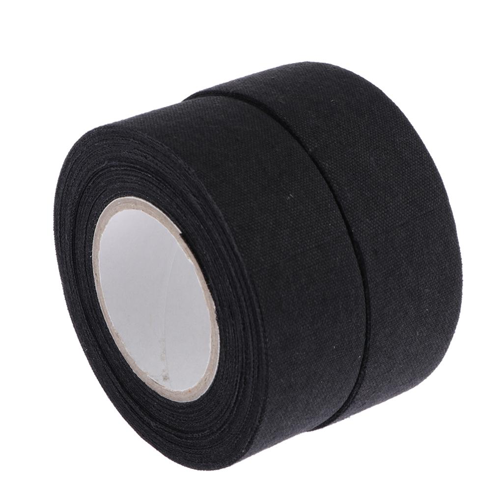 Cloth Hockey Stick Handle Sticky Grip Tape Ice Hockey Wrap Black White 