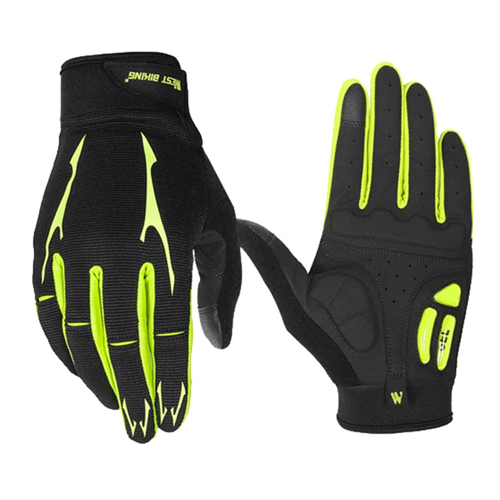 Full Finger Bike Cycling Gloves Touch Screen Windproof Riding Mittens L