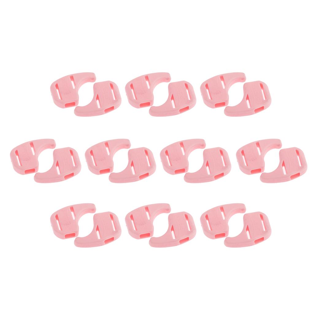 20x Silicone Glasses Ear Grip Holder Eyeglass Sunglass Anti Slip Hook Pink