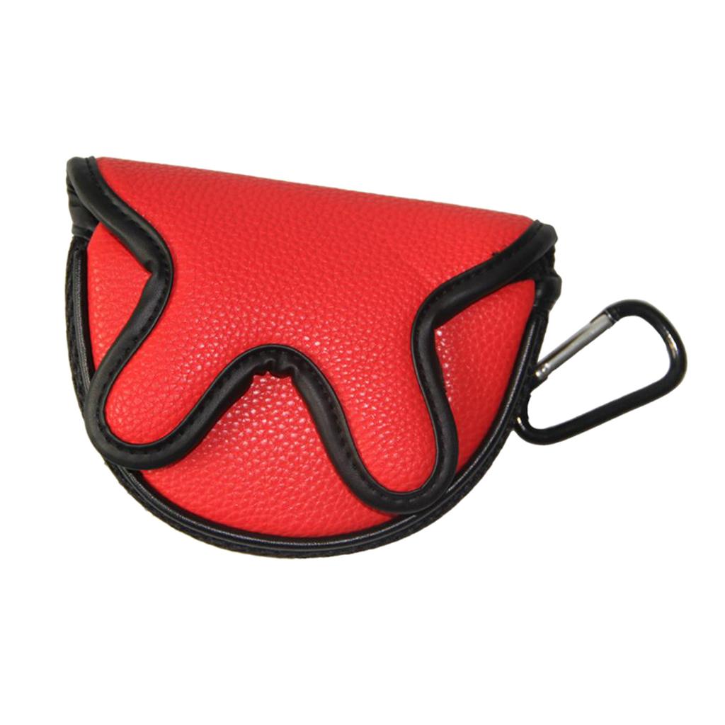 Golf Blade Putter Head Cover Headcover Protector Bag Club Cover Red