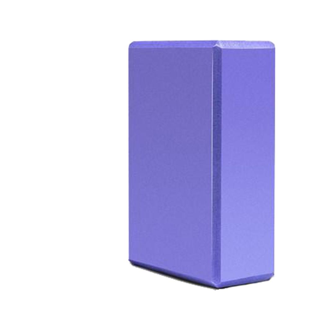 Yoga Block Stretching Child Dancing Aid Foam Brick Fitness Gym Purple