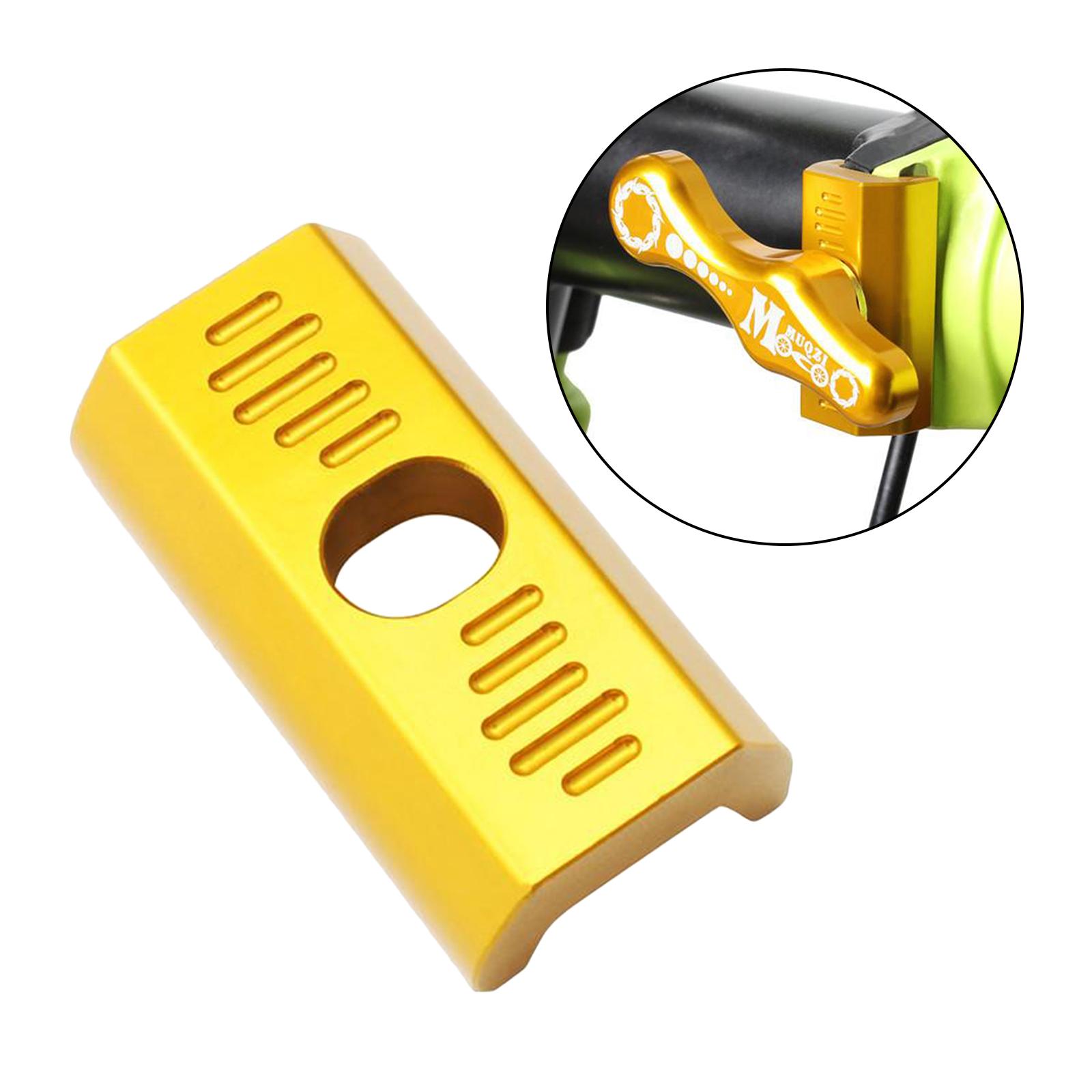 Folding Bike Hinge Bicycle Lever Lock Clamp Strengthen Wrench Clamp Golden