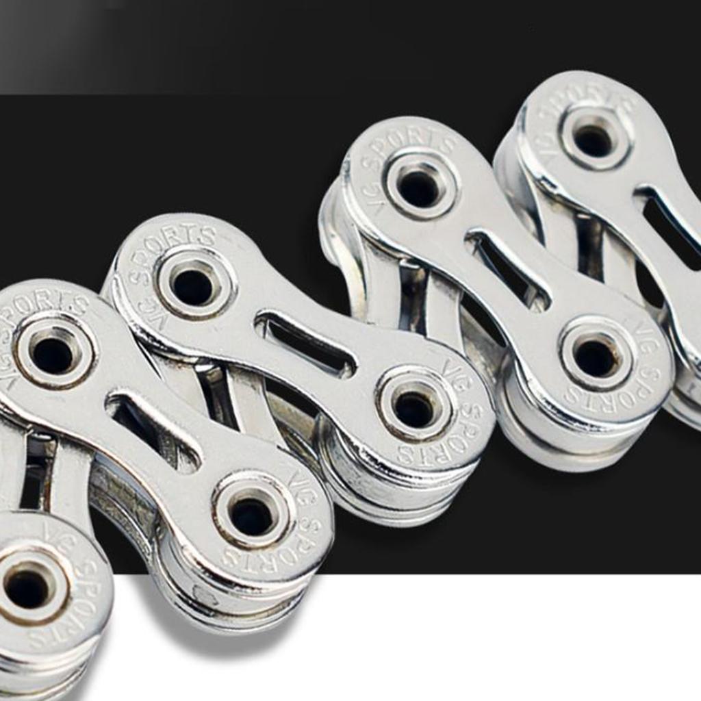 Bike Chain Replacement 9S 10S 11S Bicycles Chains Component Silver 9S