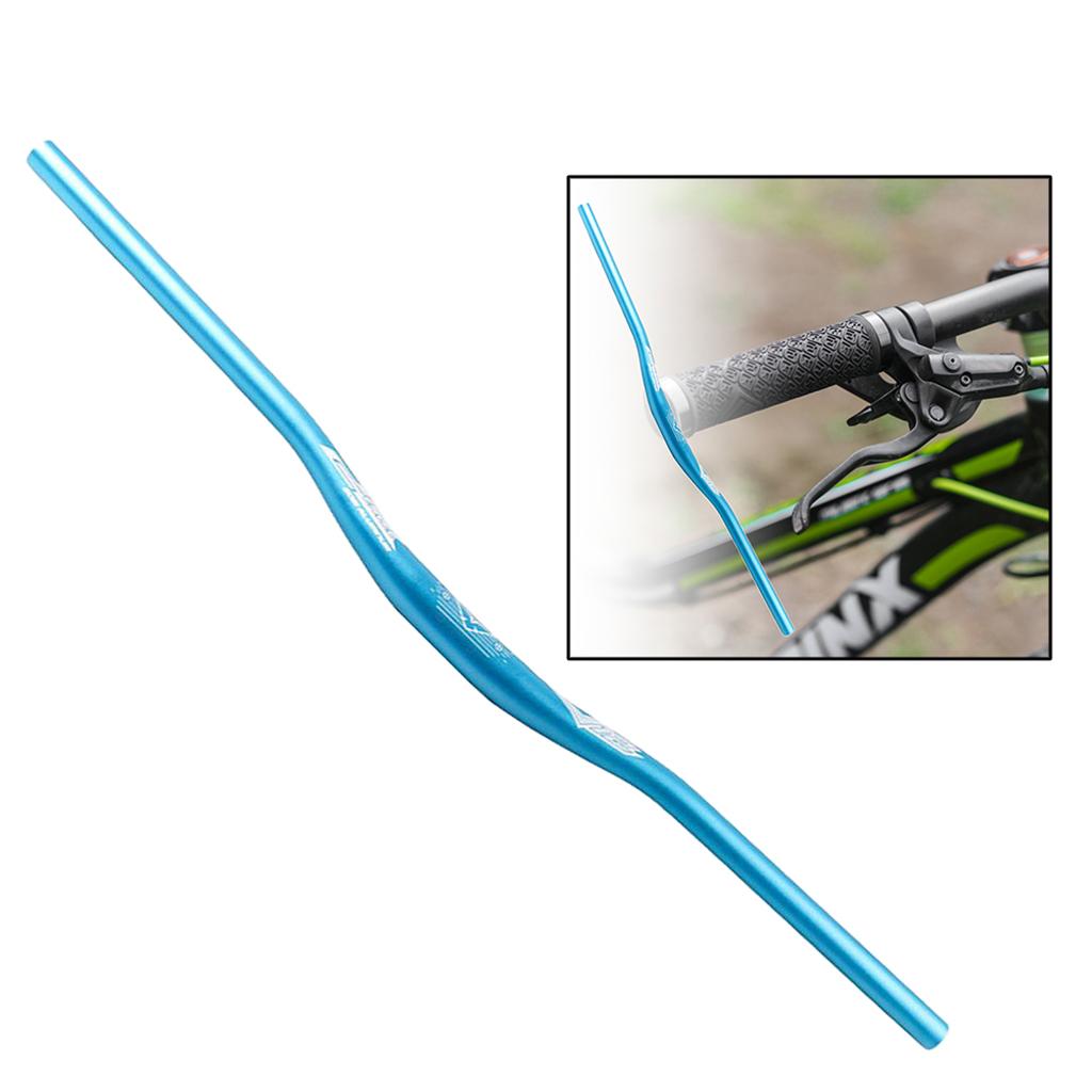 Deluxe Mountain Bike Handlebar 31.8mm DH MTB High Rise Bar  Blue