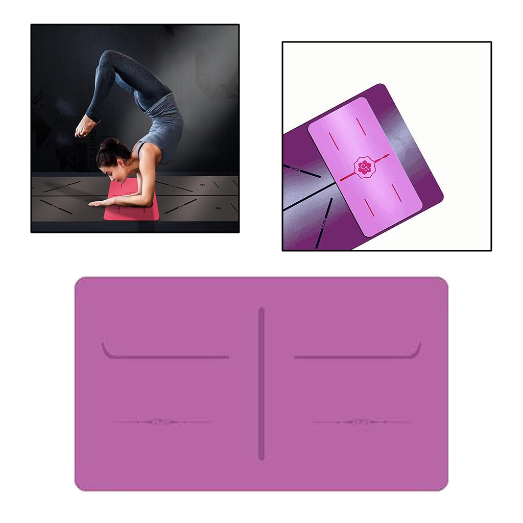 Yoga Knee Mat Exercise Gym Mat Non Slip for Pilates Purple