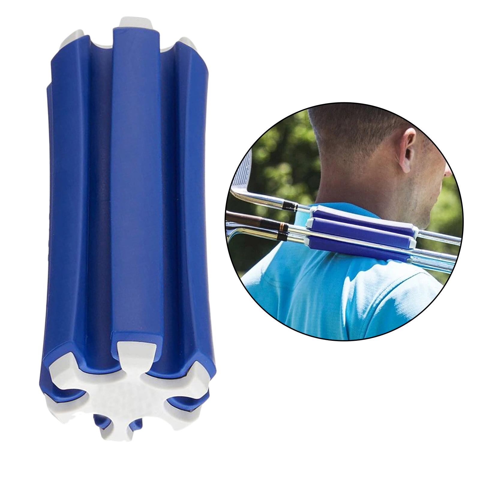 Golf Club Retainer Carrier Organizer Support Holder Divider Blue+White