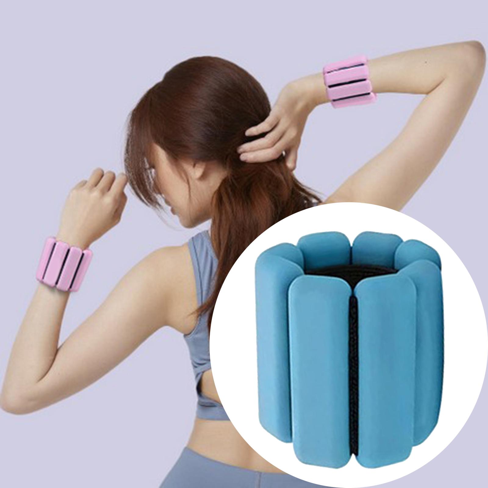 Wrist Weights Bracelet Gym Exercise Yoga Fitness Training Running Blue 1pc