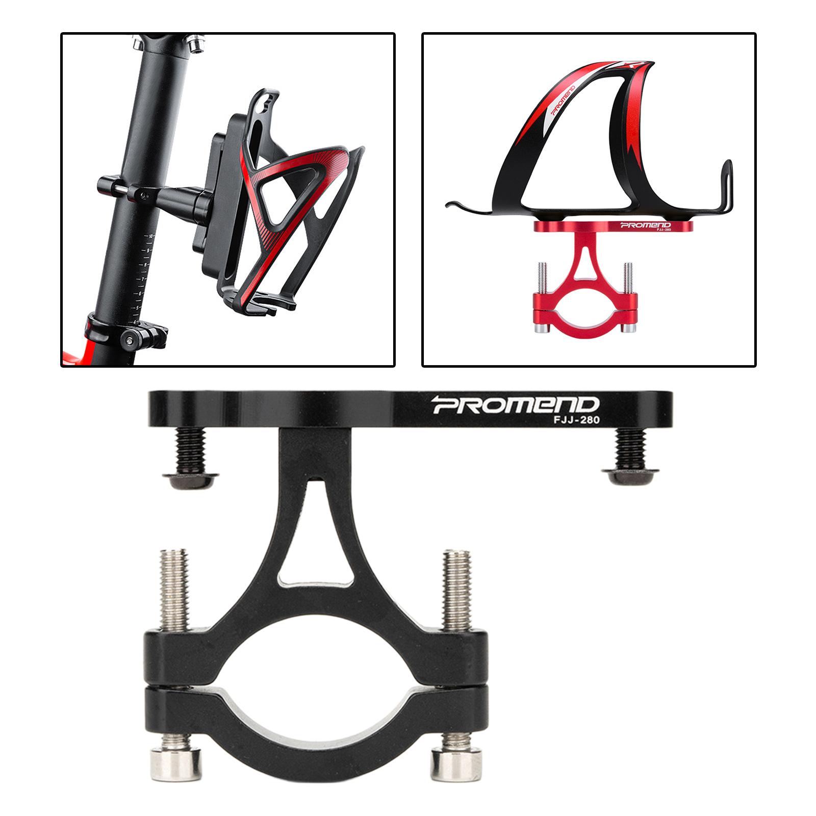 Bicycle Water Bottle Cage Holder Mount Adapter for Bike  CNC Black