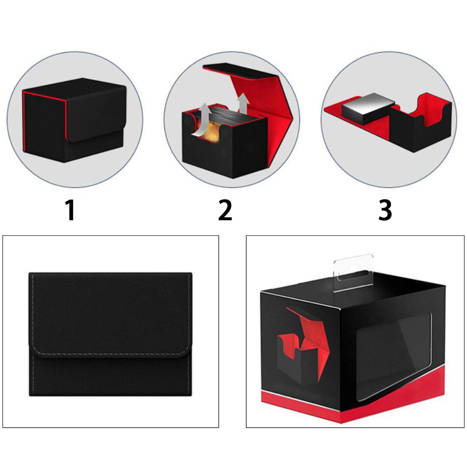 Trading Card Deck Box, Storage Organizer Holder Durable for MTG Card Tcg