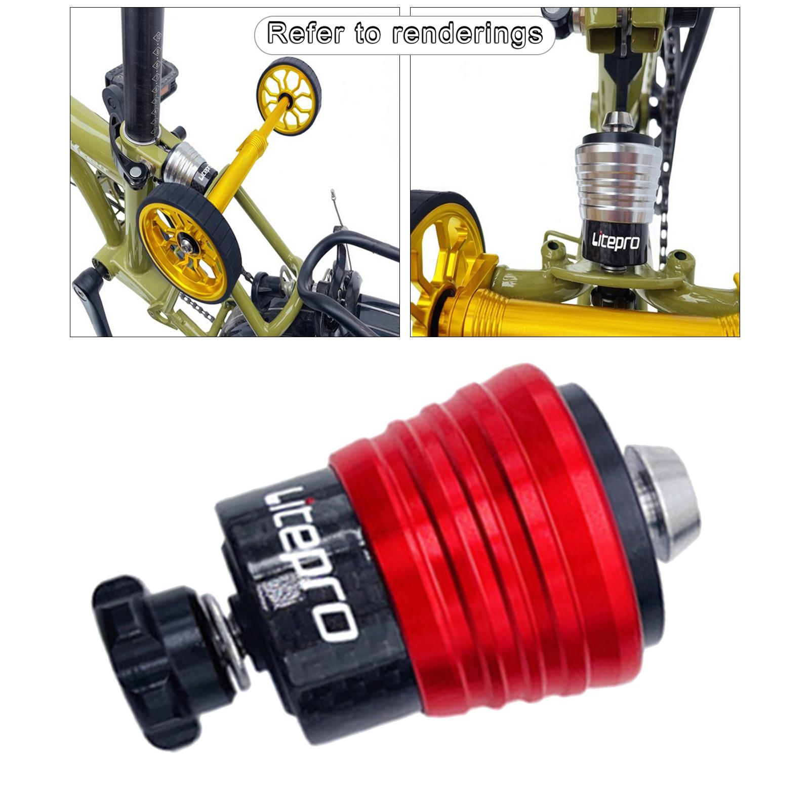 Bike Alloy & Carbon Rear Shock Absorber Parts Refit Components Red