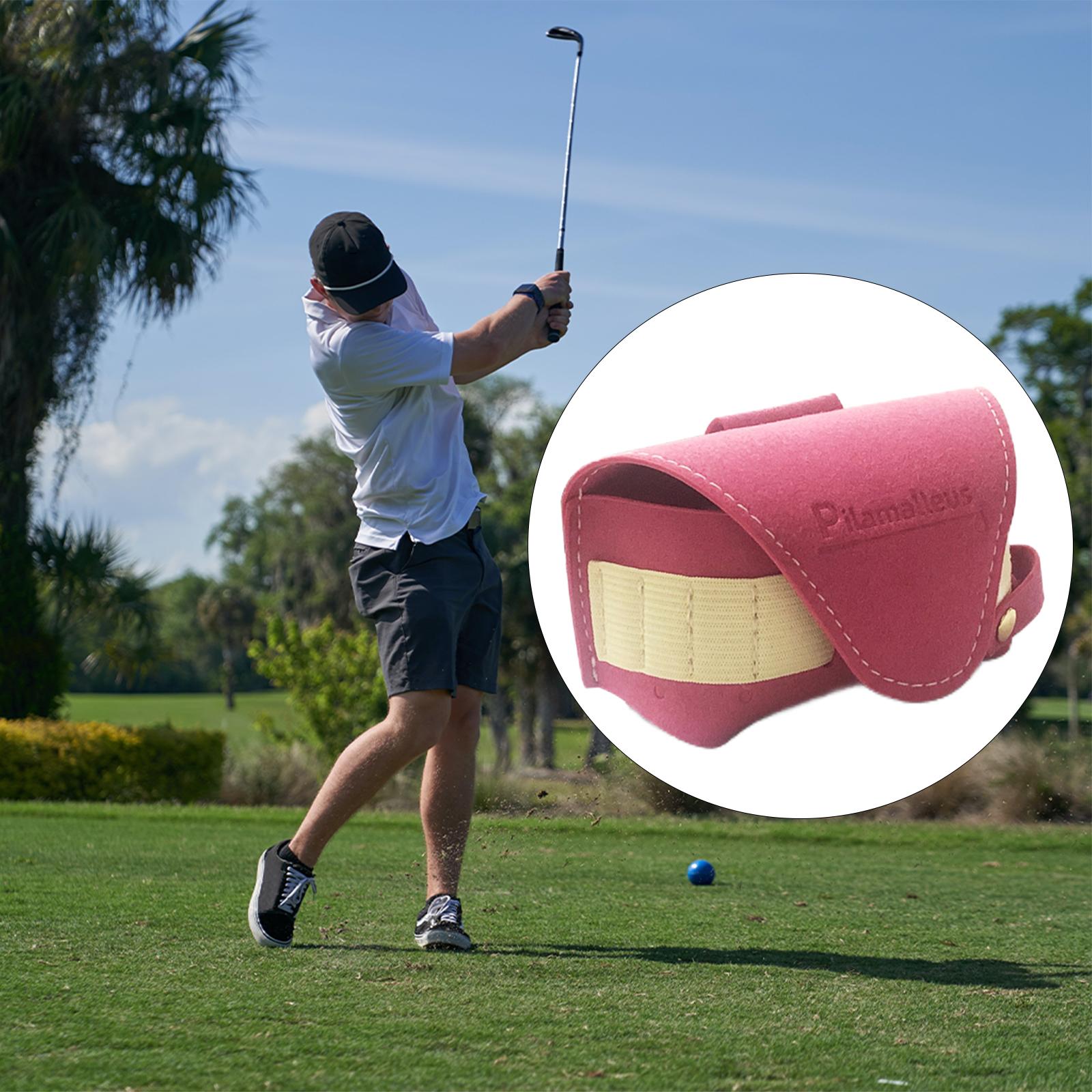 Durable Golf Ball Bag Tee Holder Case Pouch for Sporting Goods Pink