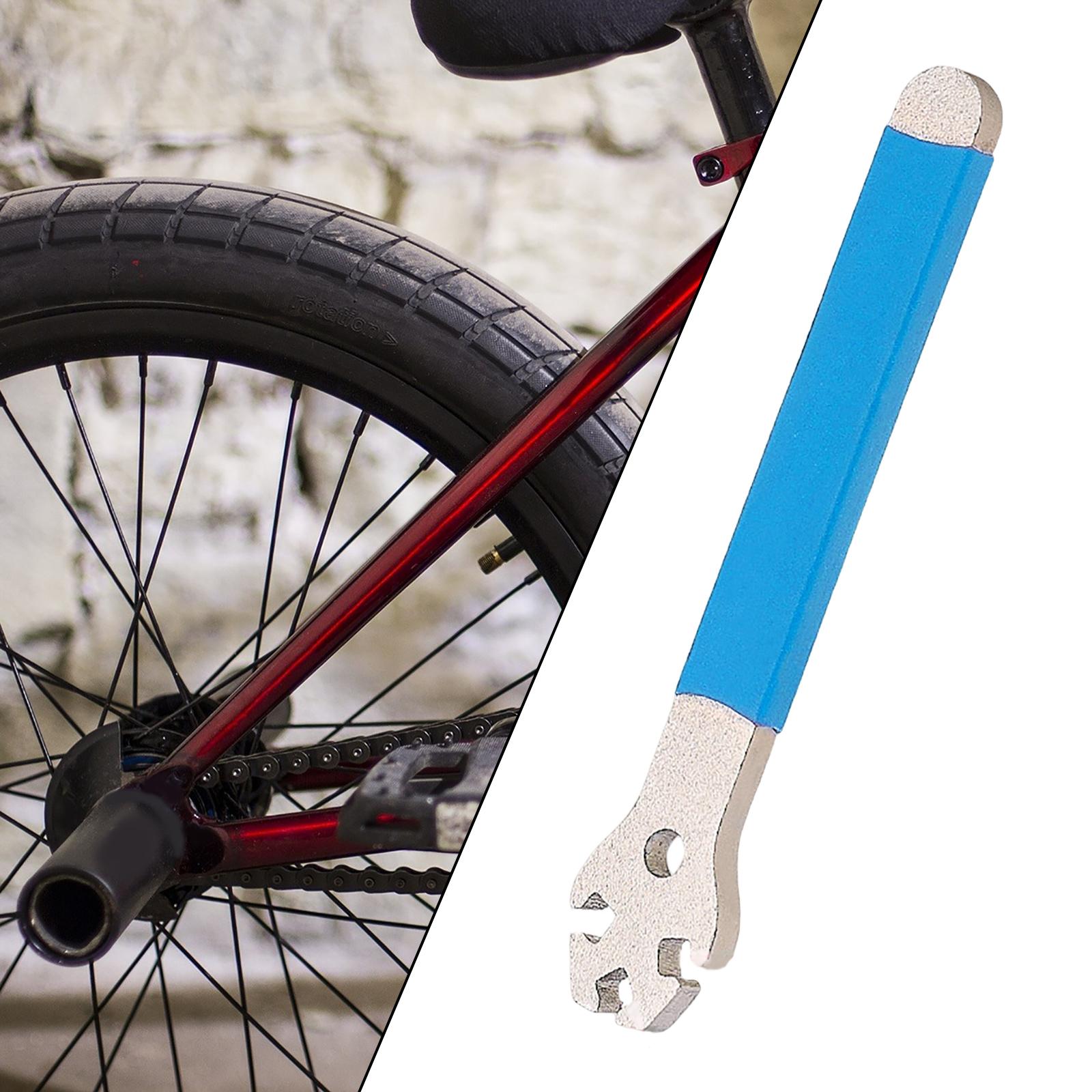 Bike Spoke Wrench Lever MTB Bicycle Wheel Spoke Wrench Mini Spanner Blue