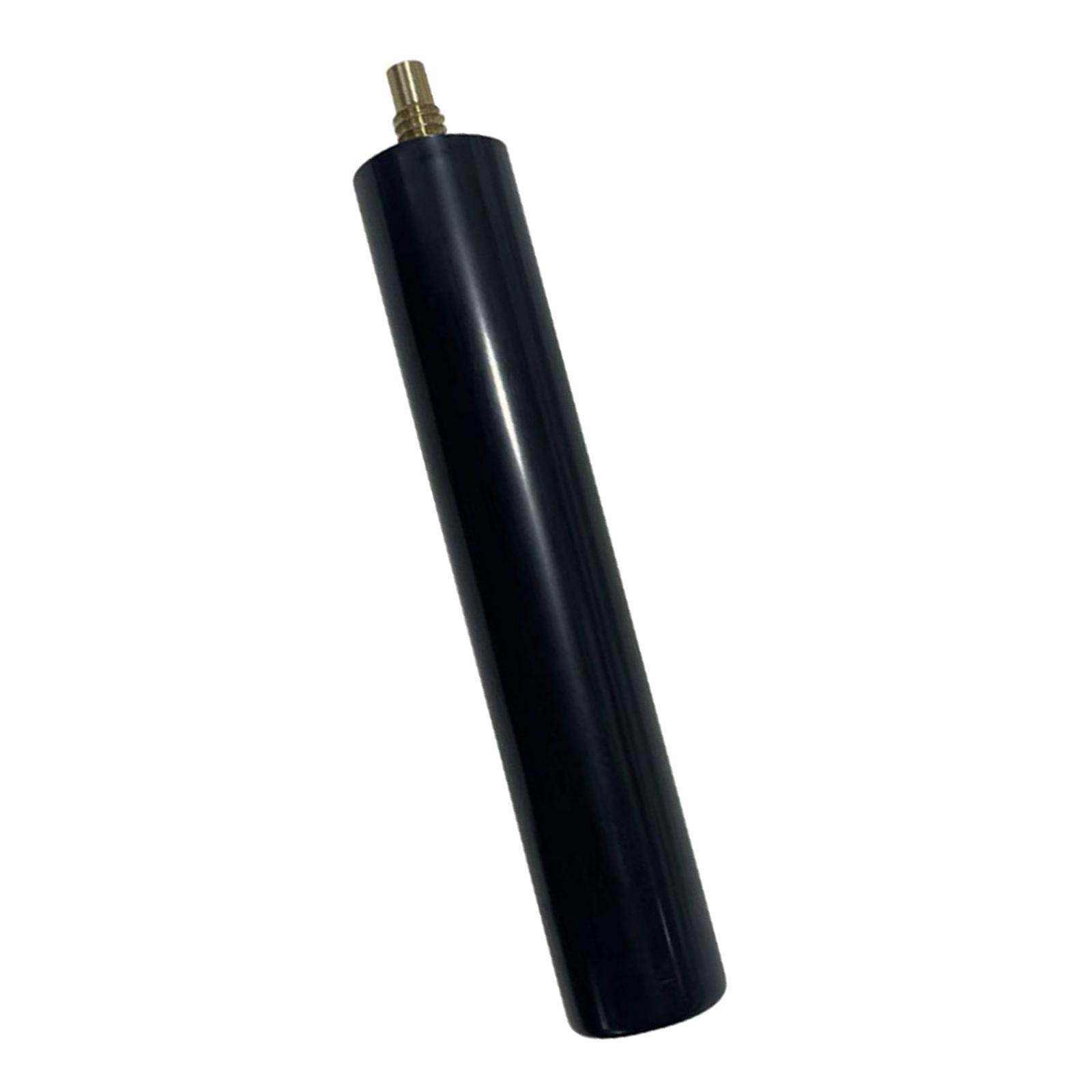 Pool Cue Extension Snooker Parts Plastic Light Weight for Billiards Black