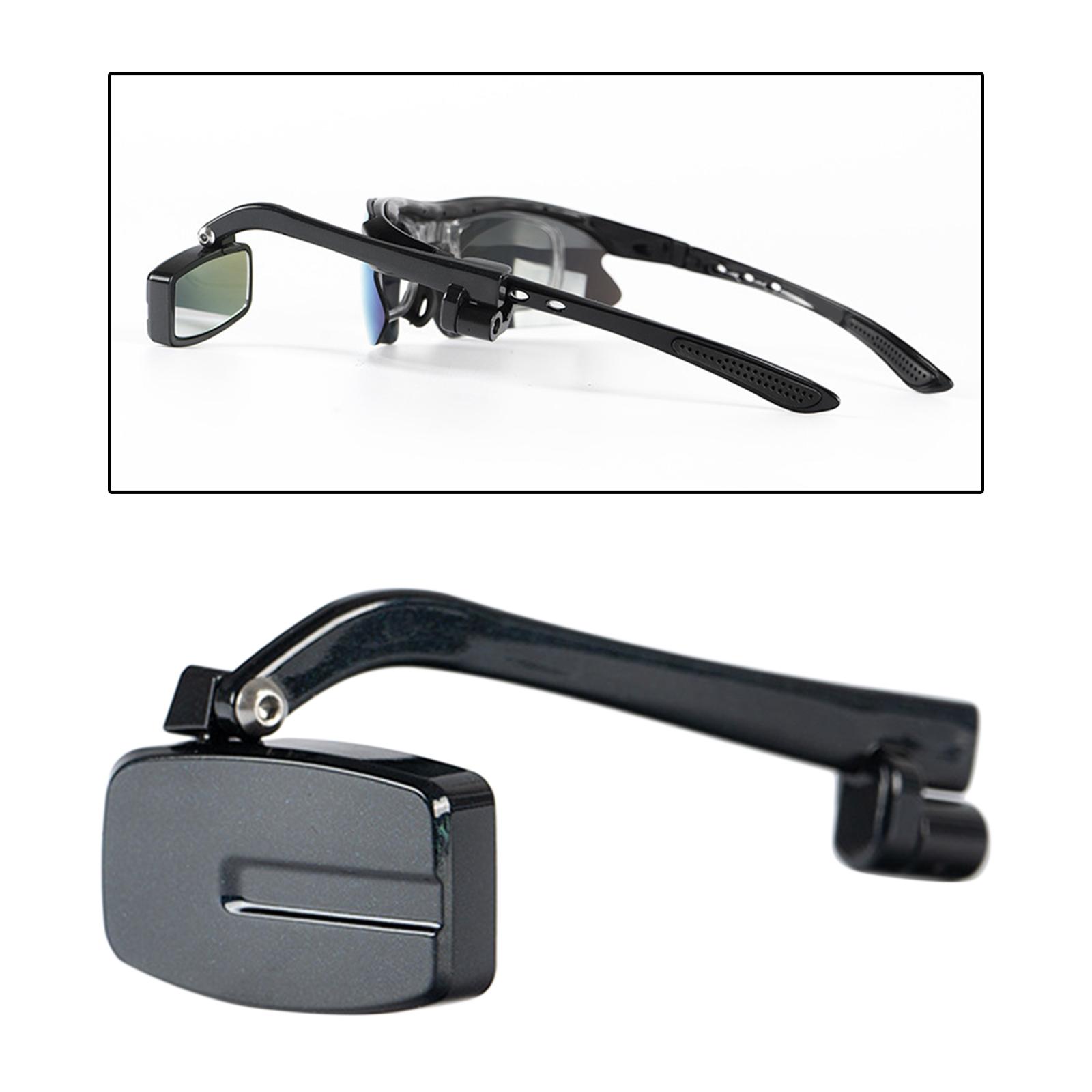 Glasses Rear View Eyeglass Mount Rearview Bicycle Mirror for Cycling