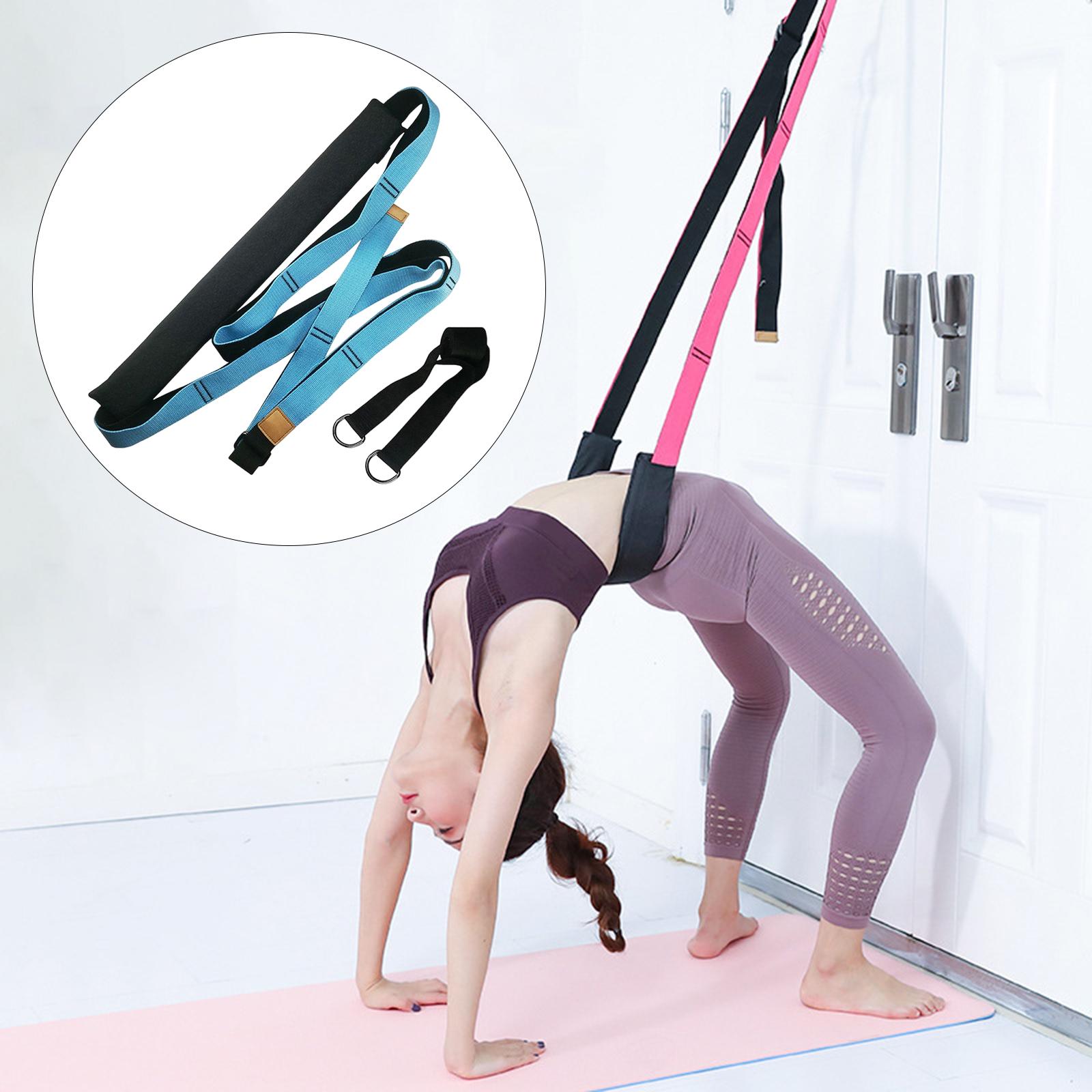 Leg Stretcher Strap Gymnastics Stretching Band Backbend Assist for Yoga blue