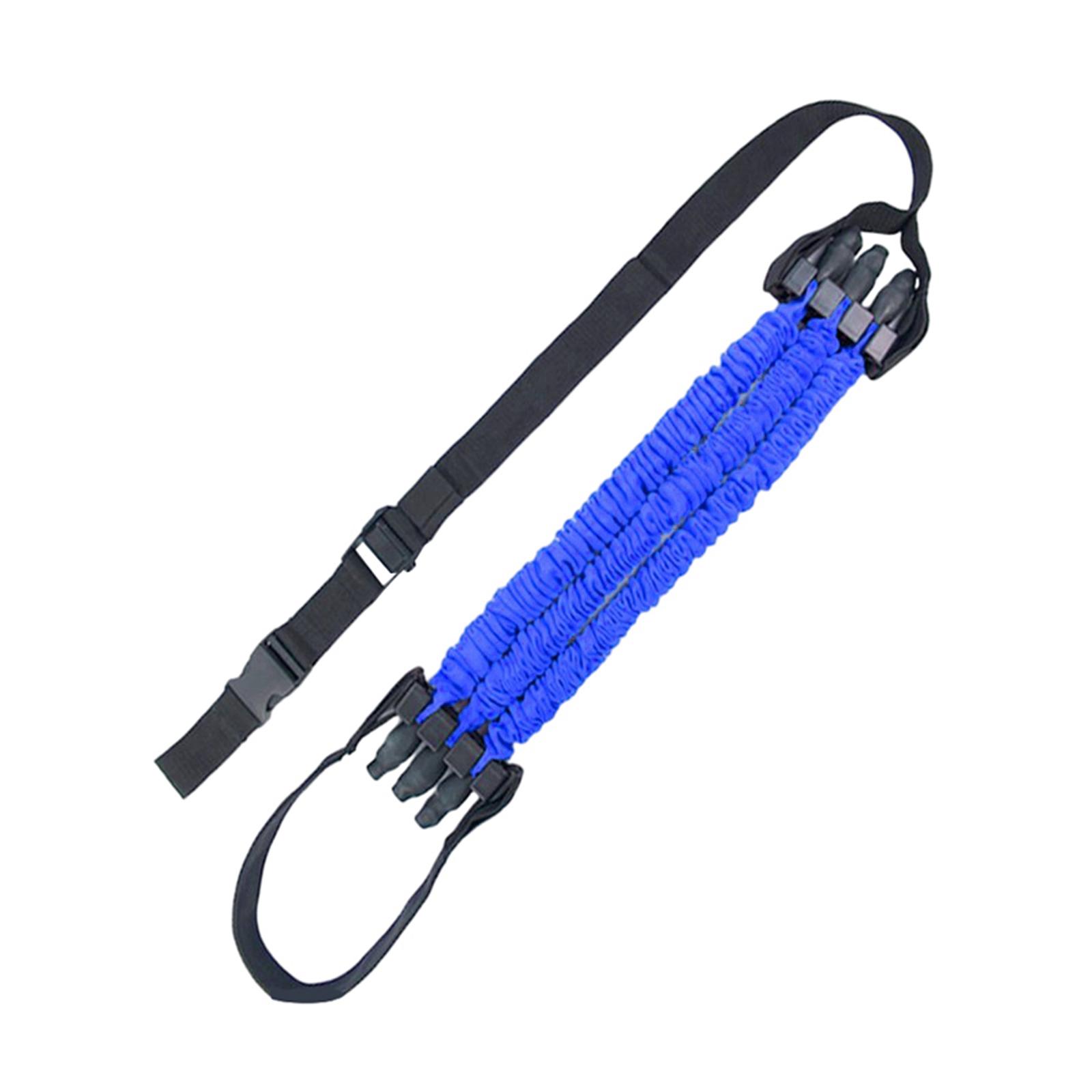 Premium Chin up Assist Bands Training Powerlifting Body Stretching Blue 105lb