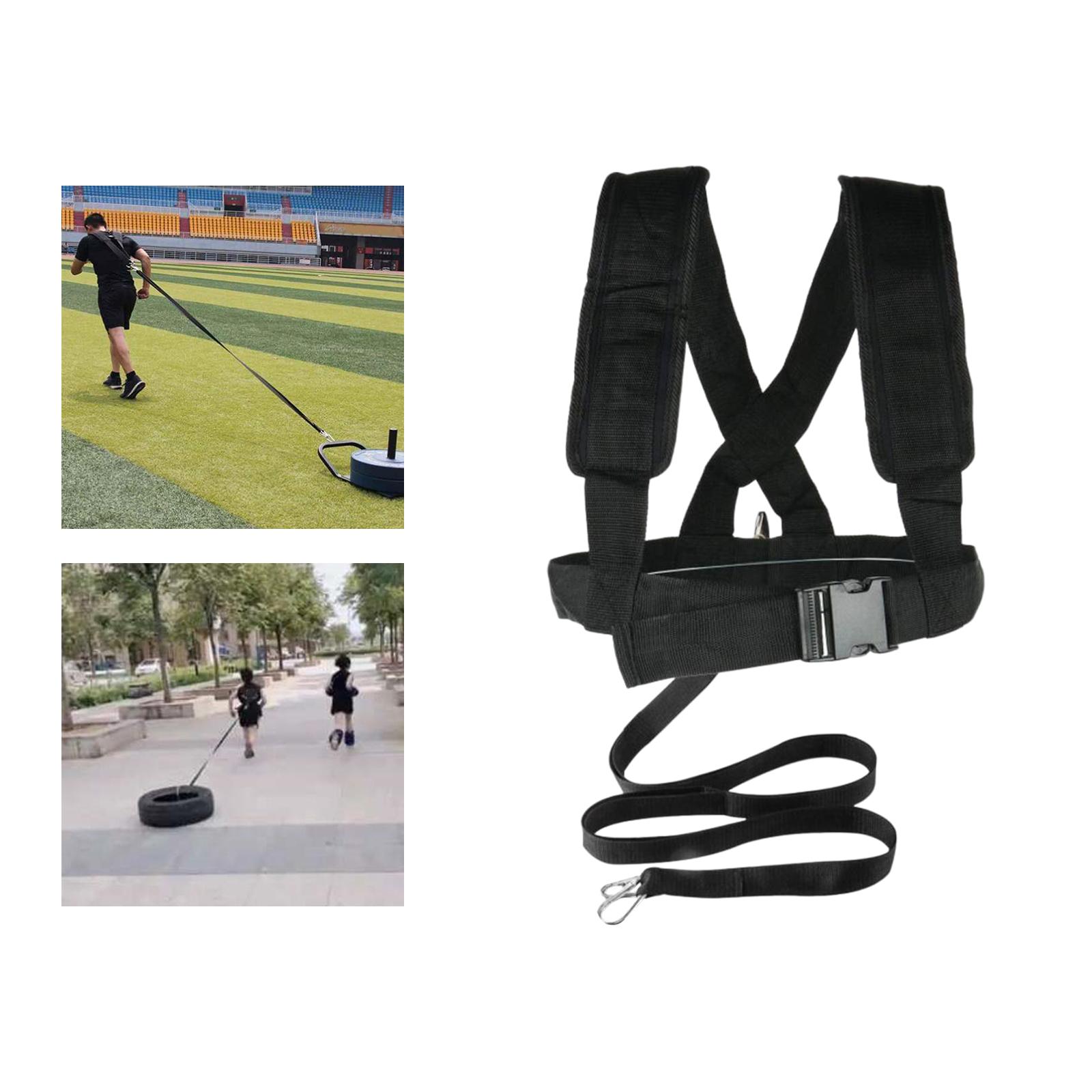 Sled Harness Football Workout Equipment Adjustable Trainer of Speed Straps