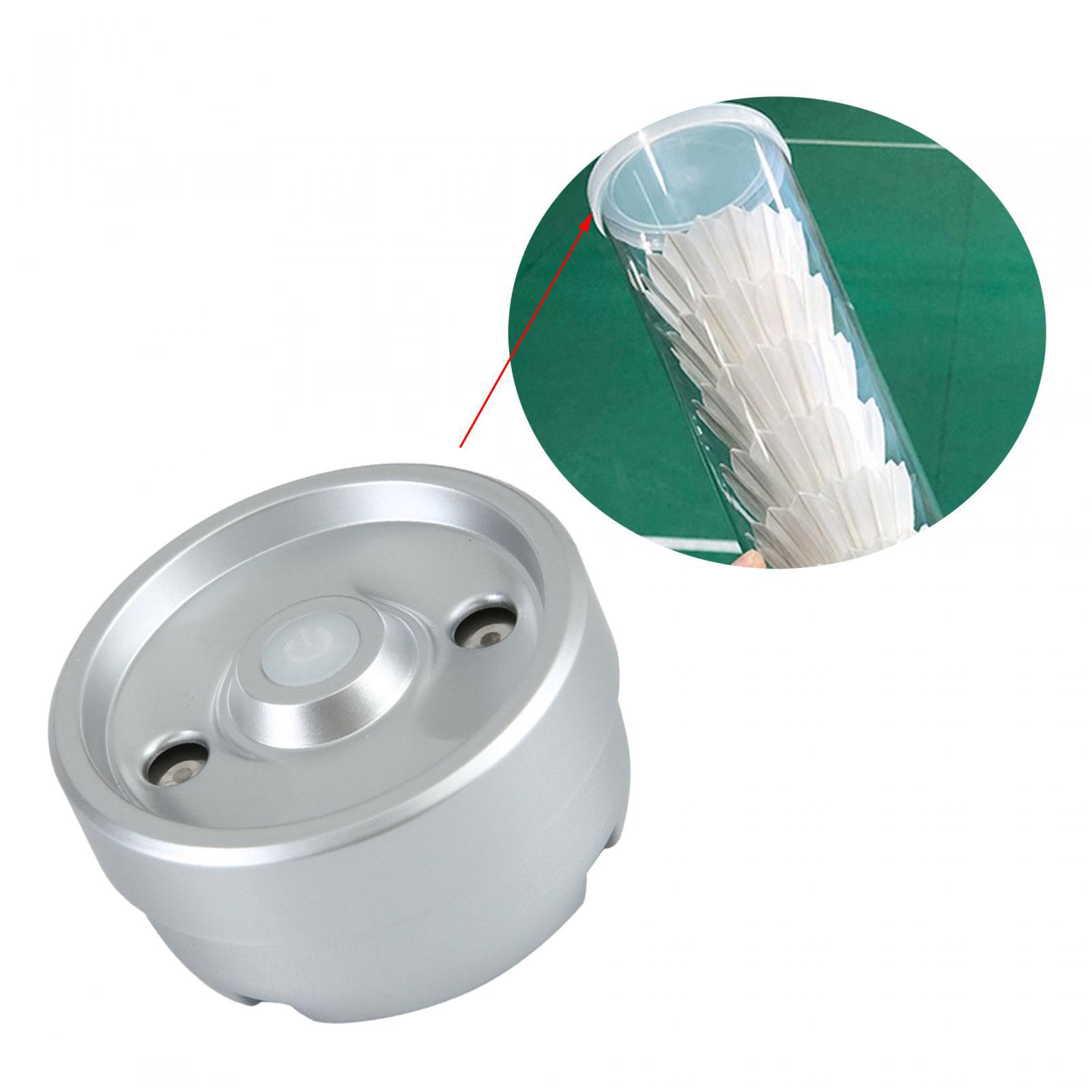 Badminton Shuttlecock Humidifier Only Lid Maintenance Badminton Ball Steamer Silver
