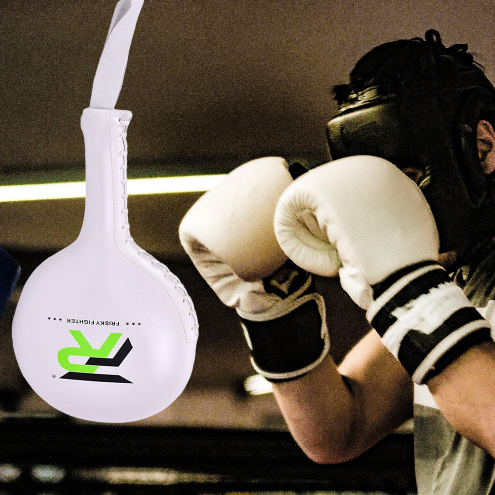 Taekwondo Kick Pad Single Striking Pad Target Kickboxing Striking Target White