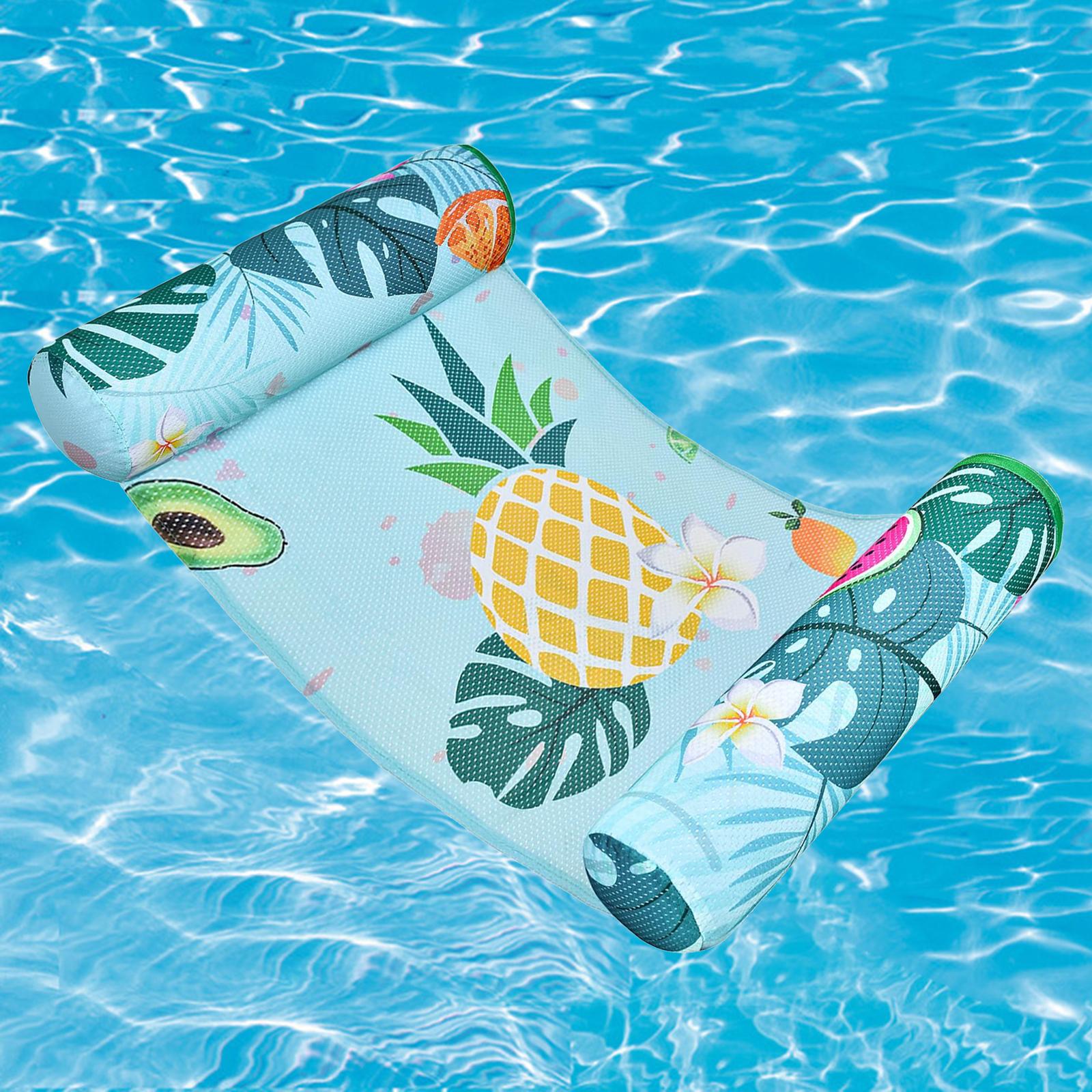 Inflatable Pool Hammock Recliner Pool Lounger Summer Water Toy Water Hammock