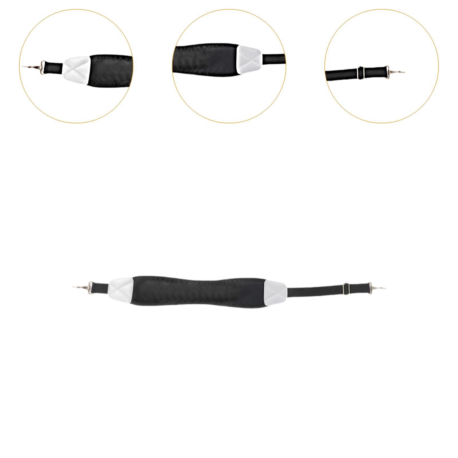 Golf Bag Strap Replacement Adjustable Single Strap Breathable Shoulder Strap Gray