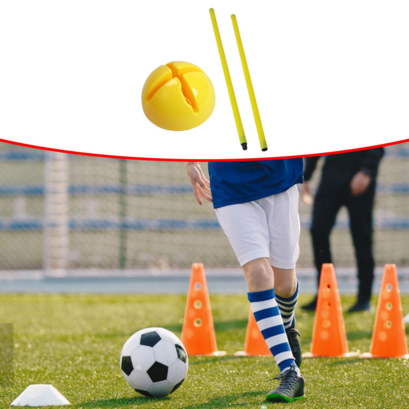 Football Agility Training Poles Practical Multifunction Football Sign Poles