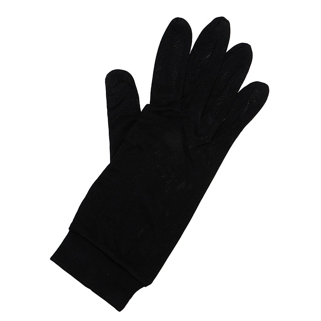 Phenovo Womens Thin Silk Liner Gloves Thermal Cycling Ski Sport Black