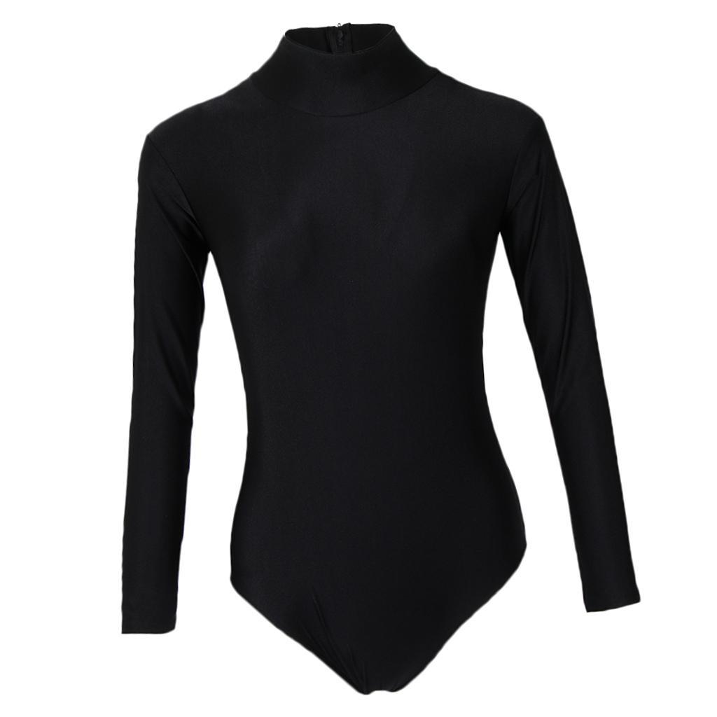 high neck dance top