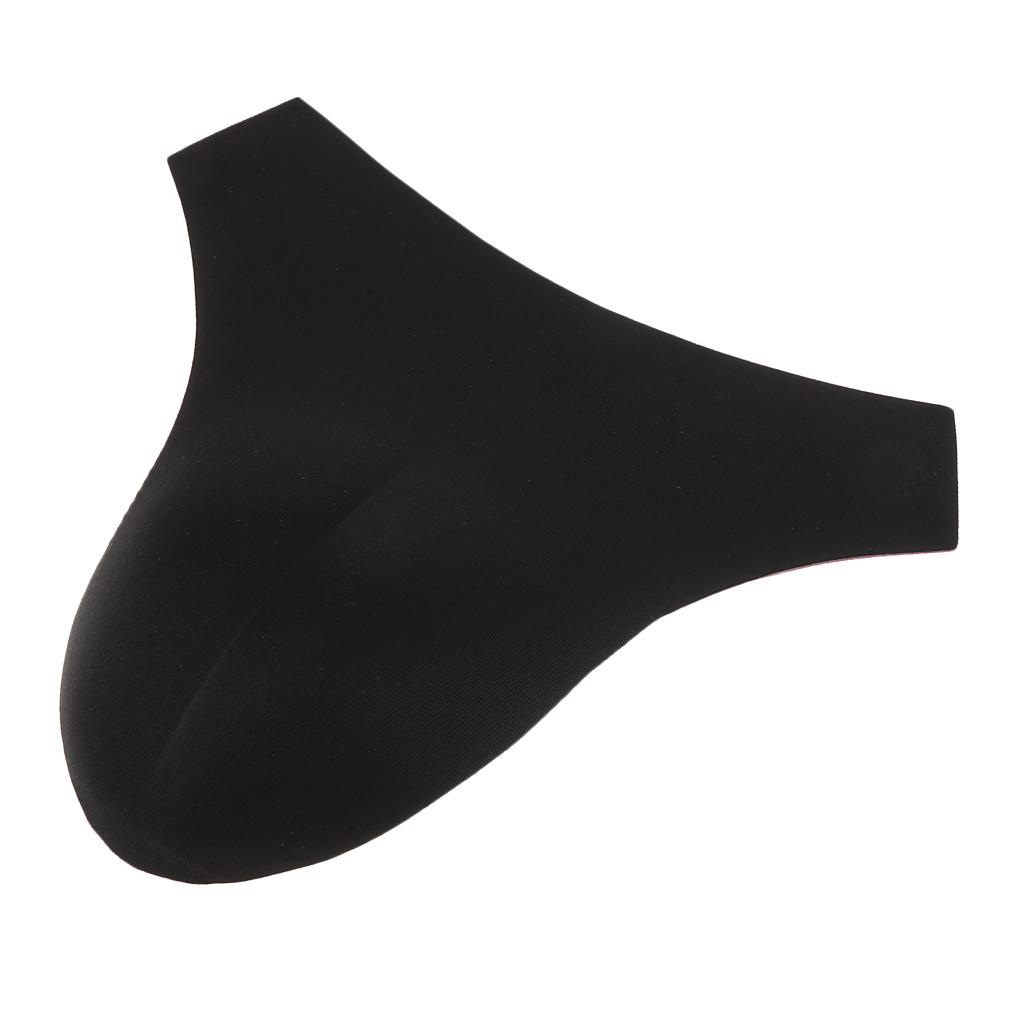 Mens Crossdresser Fake Underwear Panty Shaping Removable Inside Pad Black B