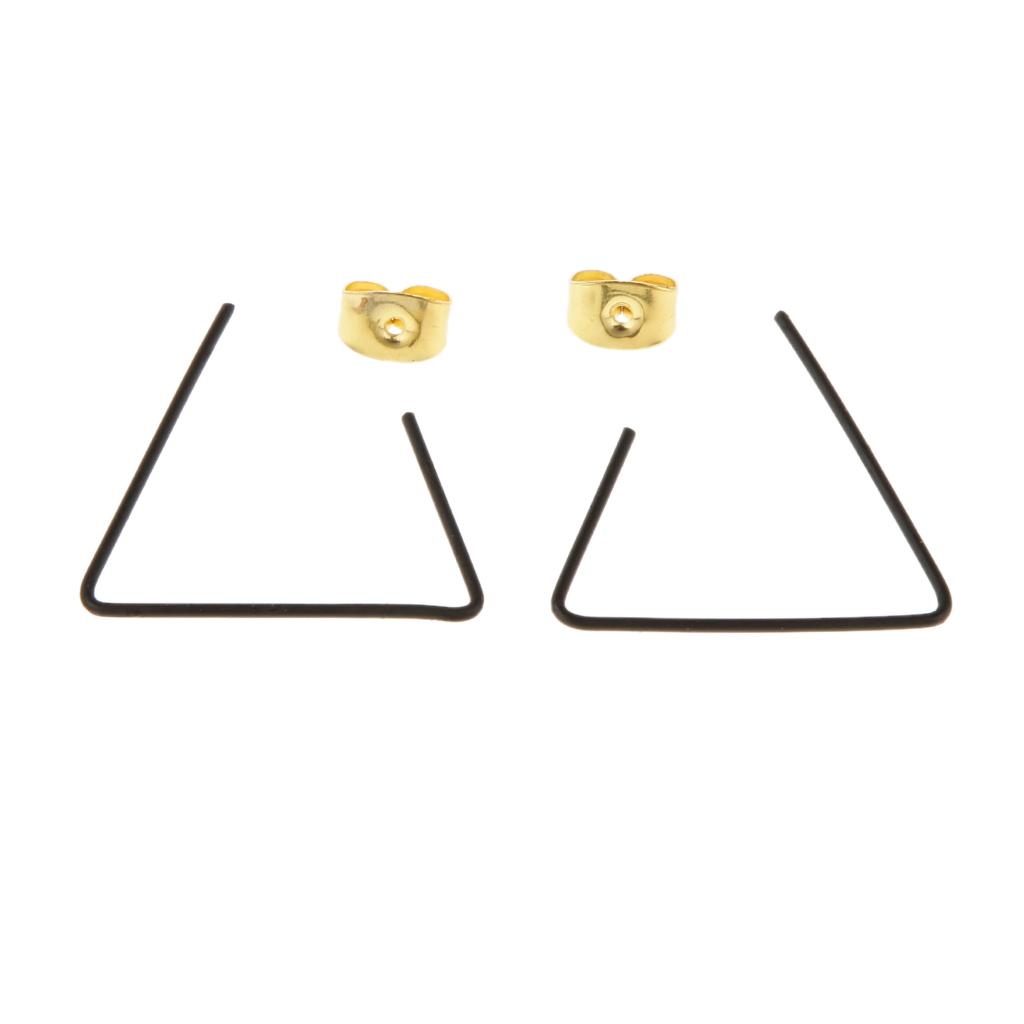 Punk Opening Triangle Earrings Geo Drop Earring Jewelry Geometric Fashion