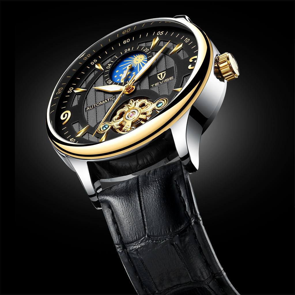 stuhrling moonphase watch