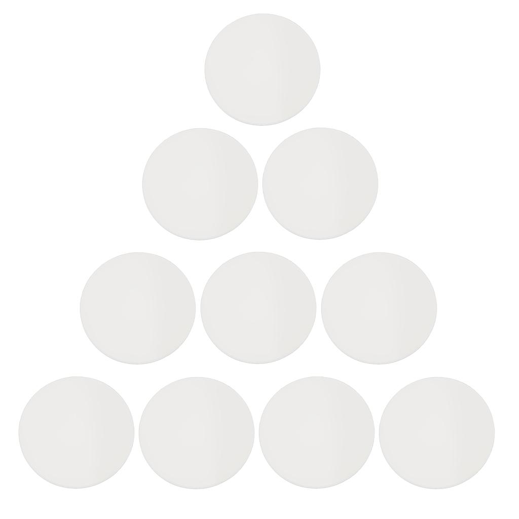 2x10 Pieces Clear Flat Mineral Glass Watch Replacement Part Watchmaker 35.5mm