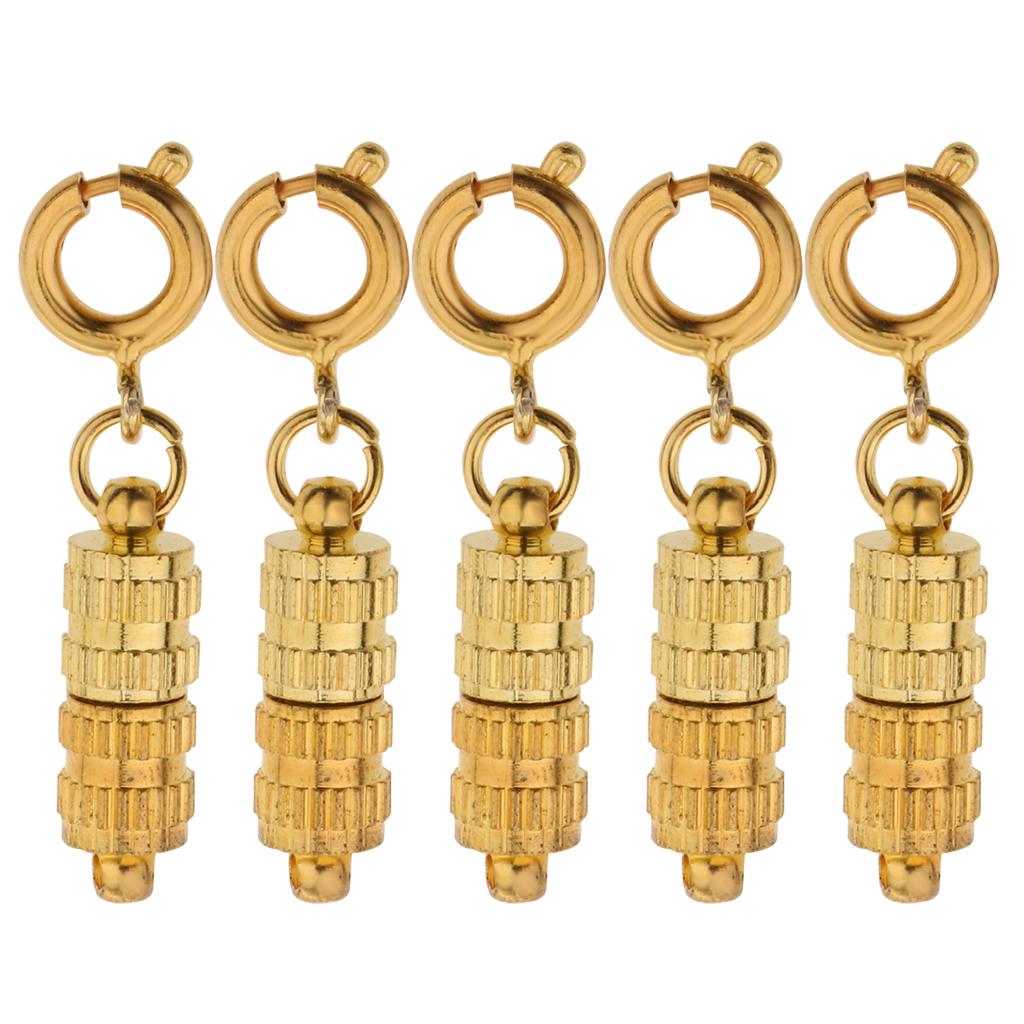 Magnetic Lobster Clasps 4mm 5Pcs  DIY Jewelry Gold