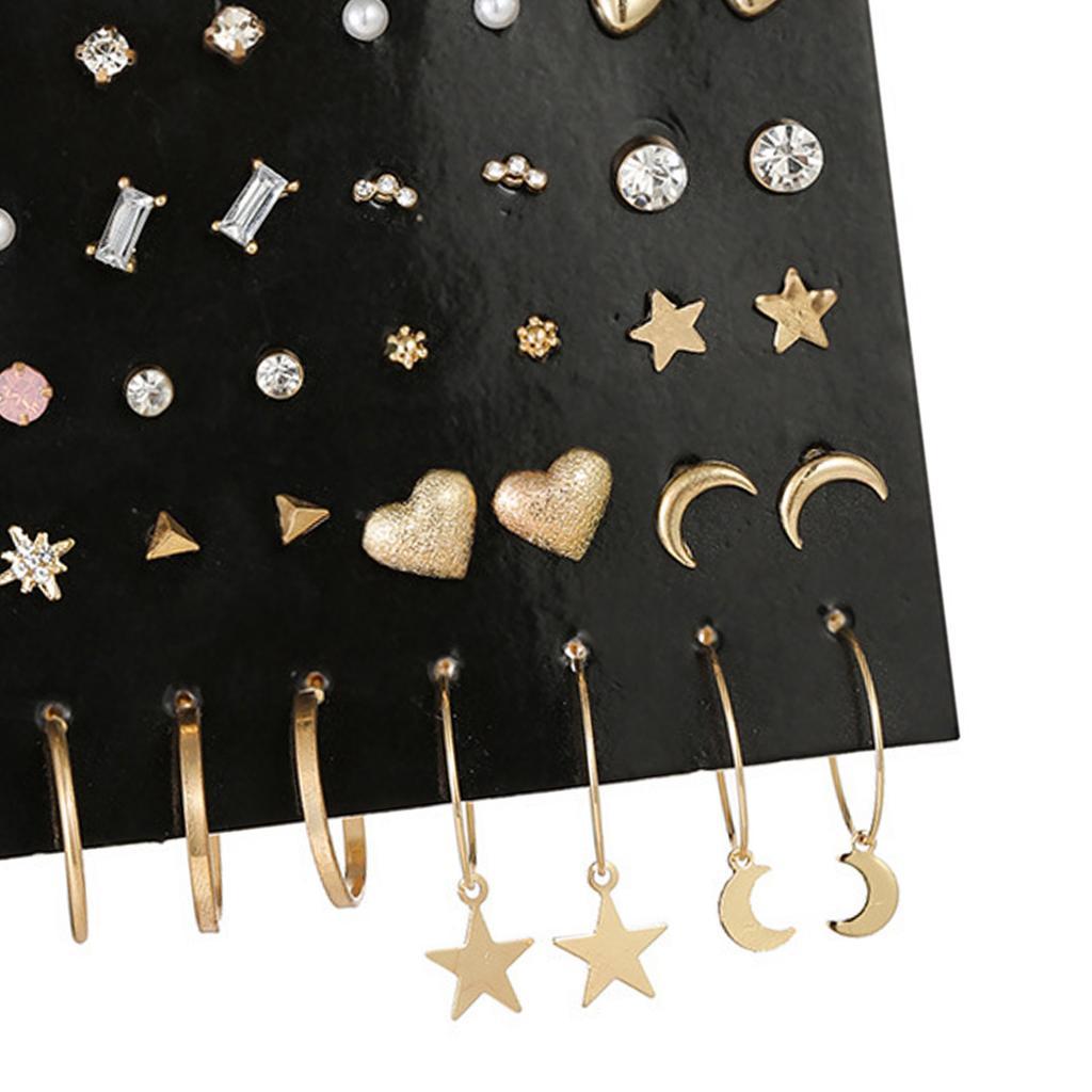 20pairs/30 Pairs Fashion Trend Ear Studs Dangle Jewelry Set  Style02