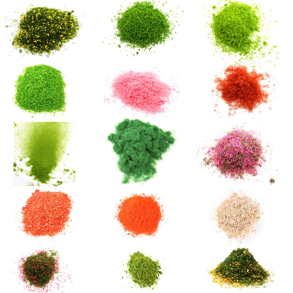 Bright Yellow Green Foliage Model Scenic Material for Mini Tree DIY