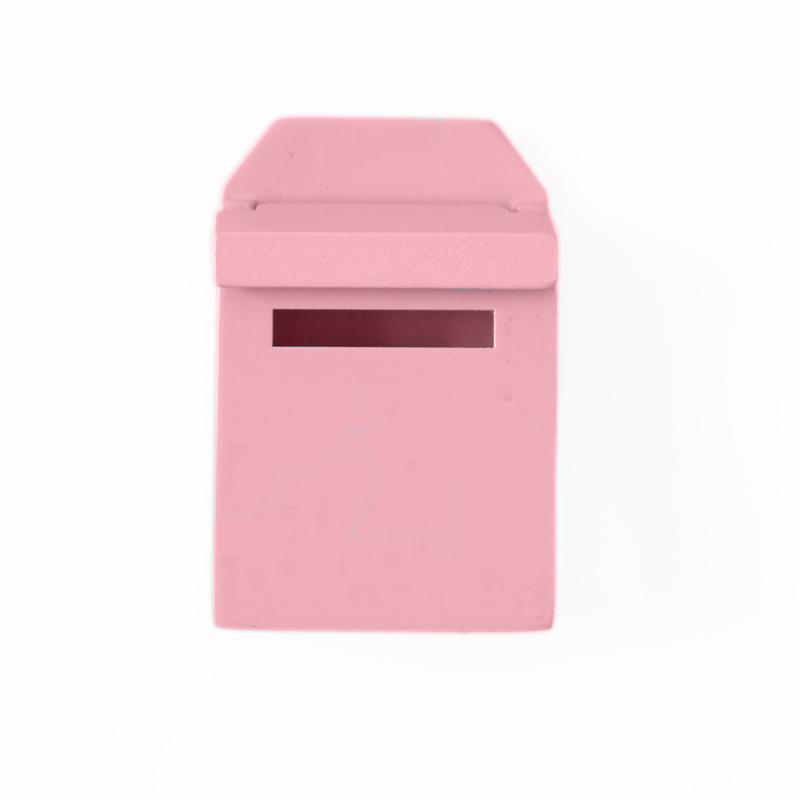 Wooden Purple Mailbox