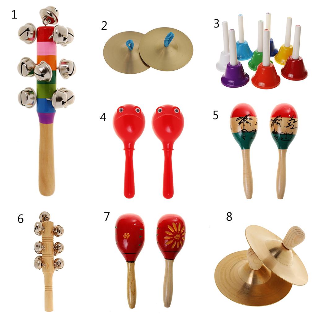 Hand Percussion Copper Cymbals Children Musical Instrument Toys Brass